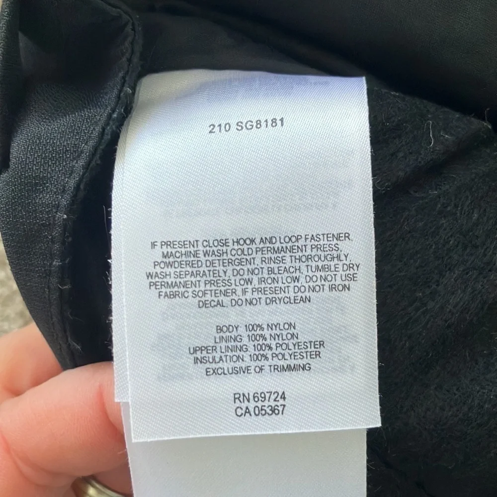 Columbia Black Ski/Snow Pants Zip Up and‎ Snap Youth 10/12